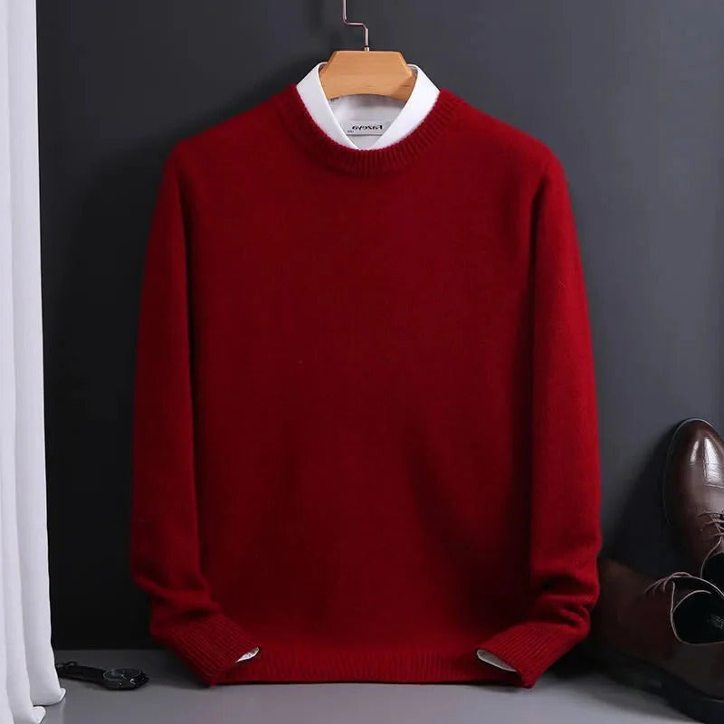 Luxurious Men's Cashmere-Blend Sweater