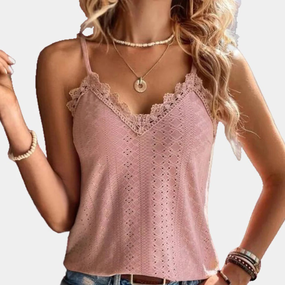 Chic V-Neck Summer Blouse for Women