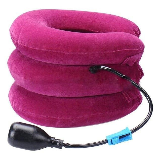 Adjustable Air-Filled Neck Support Pillow