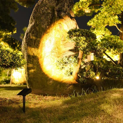 Eco-Friendly Solar-Powered Adjustable Spotlight