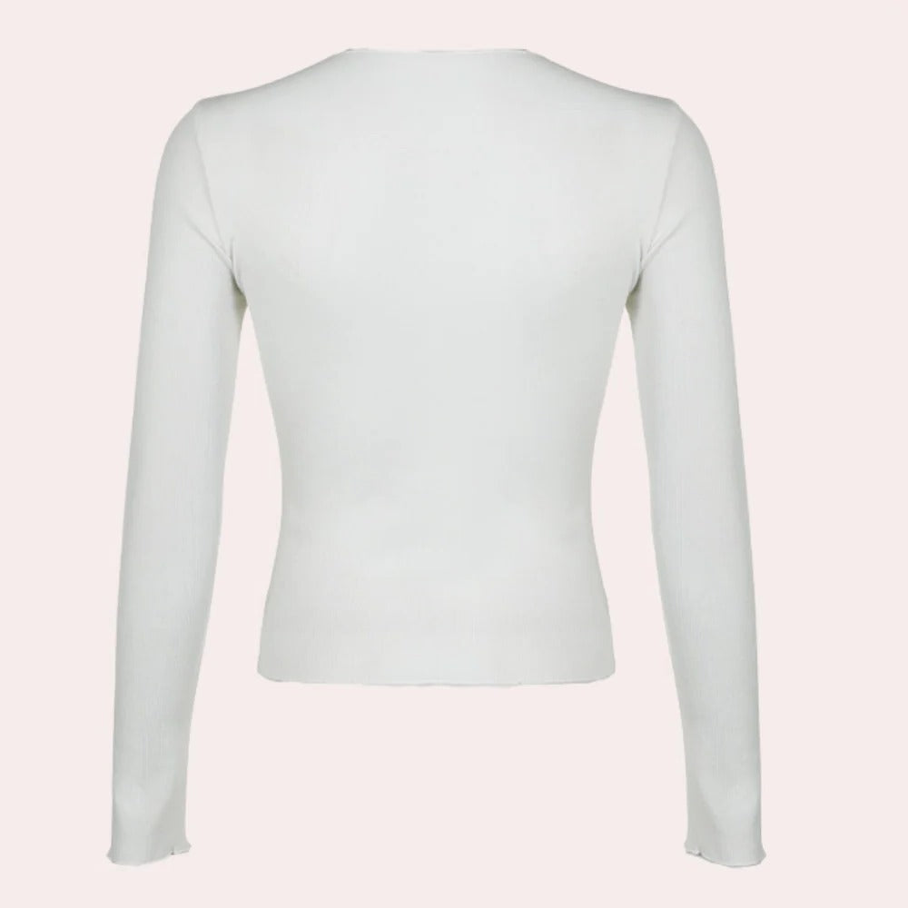 Chic Long Sleeve Top for Women - Effortless Style