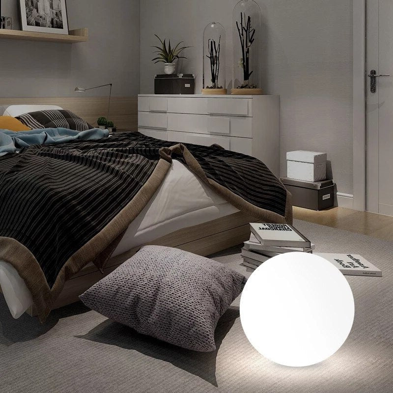 Weather-Resistant LED Sphere Light - 16 Color Options for Outdoor Use
