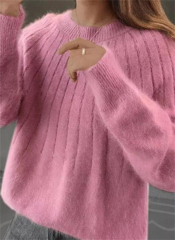 Luxurious Cashmere Knit Sweater for Women - Cozy Elegance