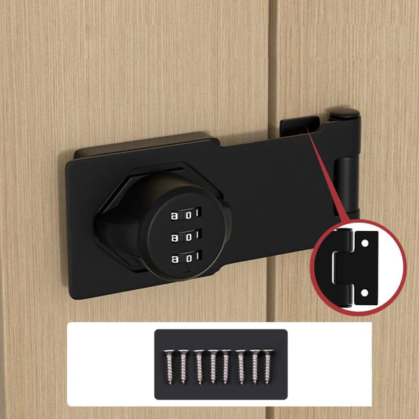 SecureAccess 3-Digit Resettable Cam Lock – Versatile Cabinet Security