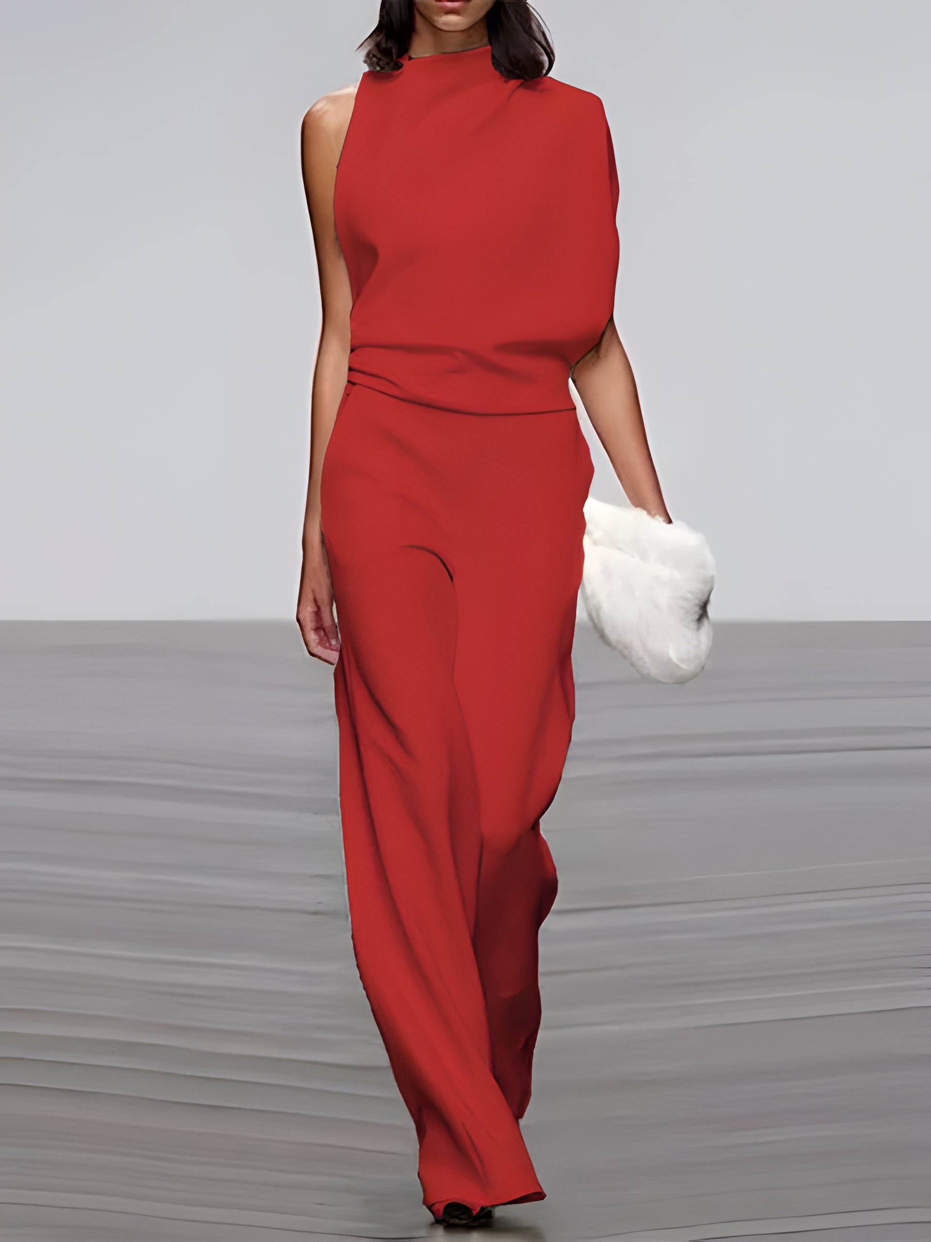 Chic Sleeveless Flared Jumpsuit for Effortless Elegance