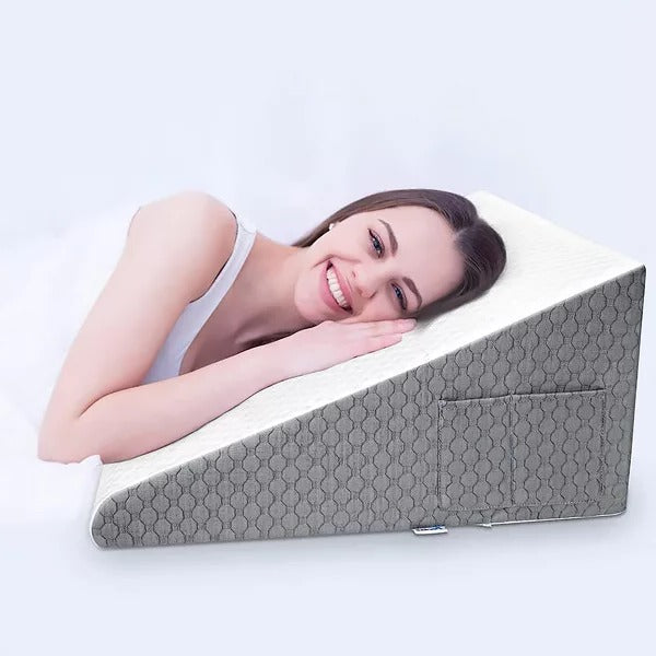 Ergonomic Memory Foam Triangle Pillow for Restful Sleep