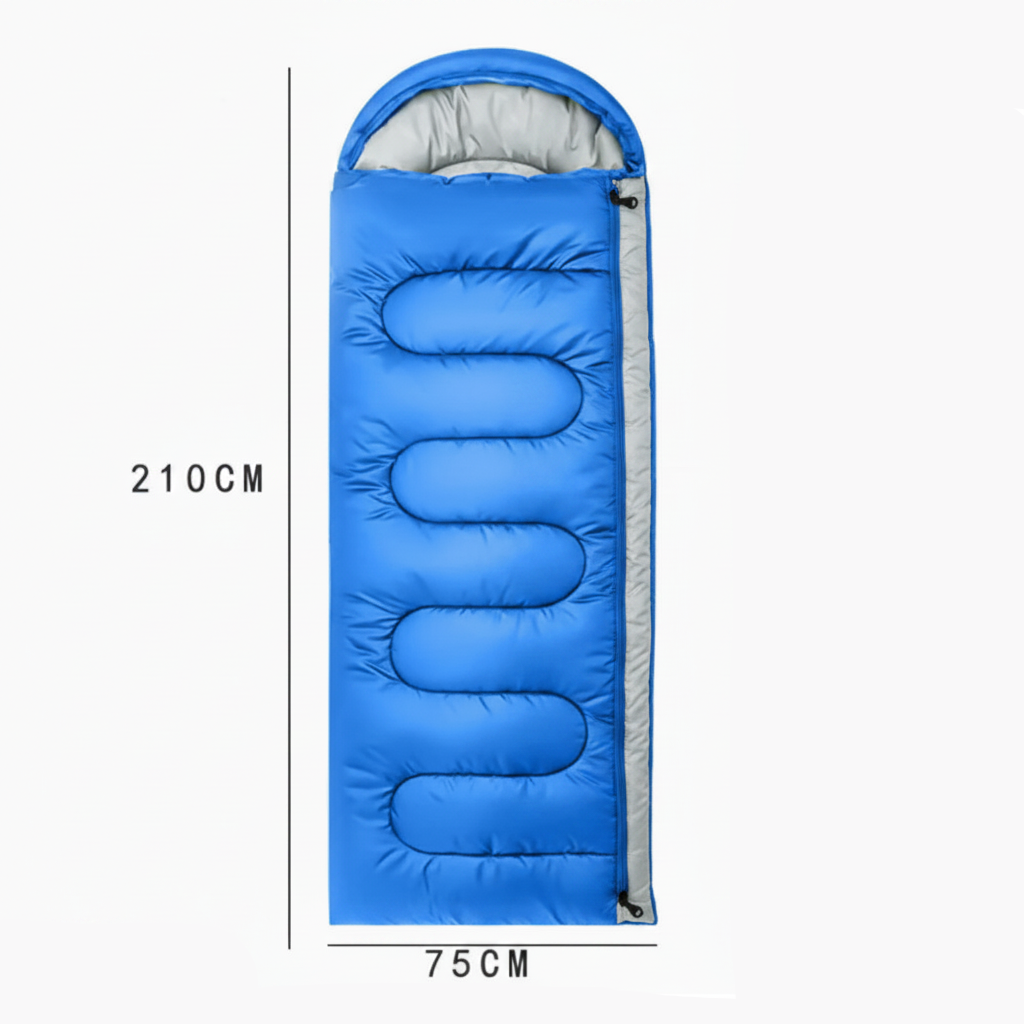 CAMPWARM - Cozy Envelope Sleeping Bag for Outdoor Escapes