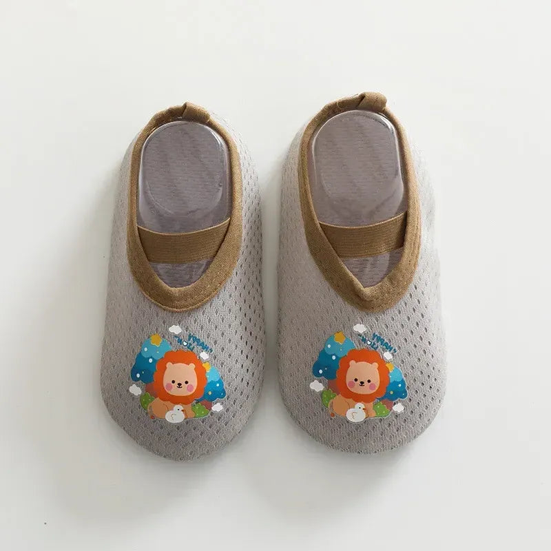 Flexible Toddler Slip-Resistant Footwear with Fun Designs
