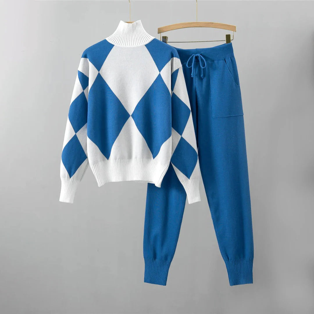 Cozy Chic Sweater and Trousers Ensemble
