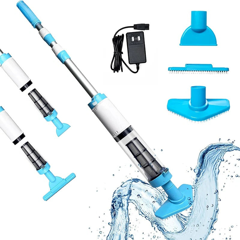 Multi-Function Cordless Pool Cleaner with Rechargeable Battery
