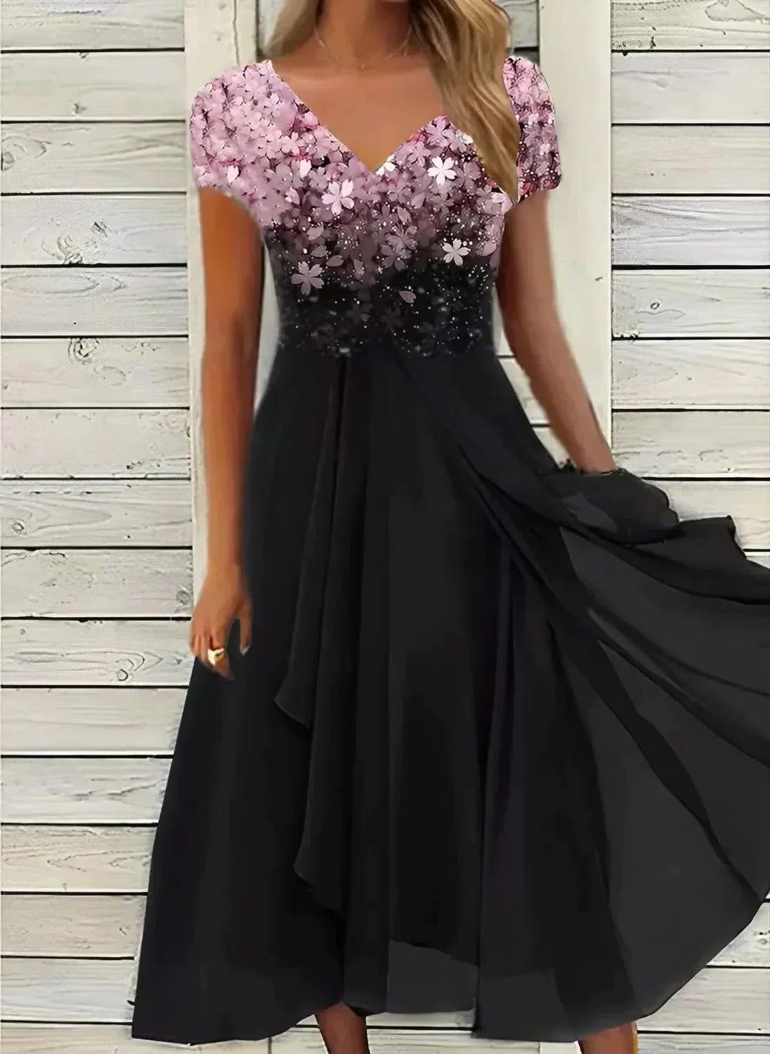 Elegant Chiffon Evening Gown for Women