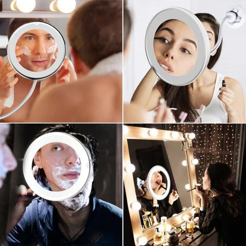 IllumiView 10x Magnification Bathroom Mirror