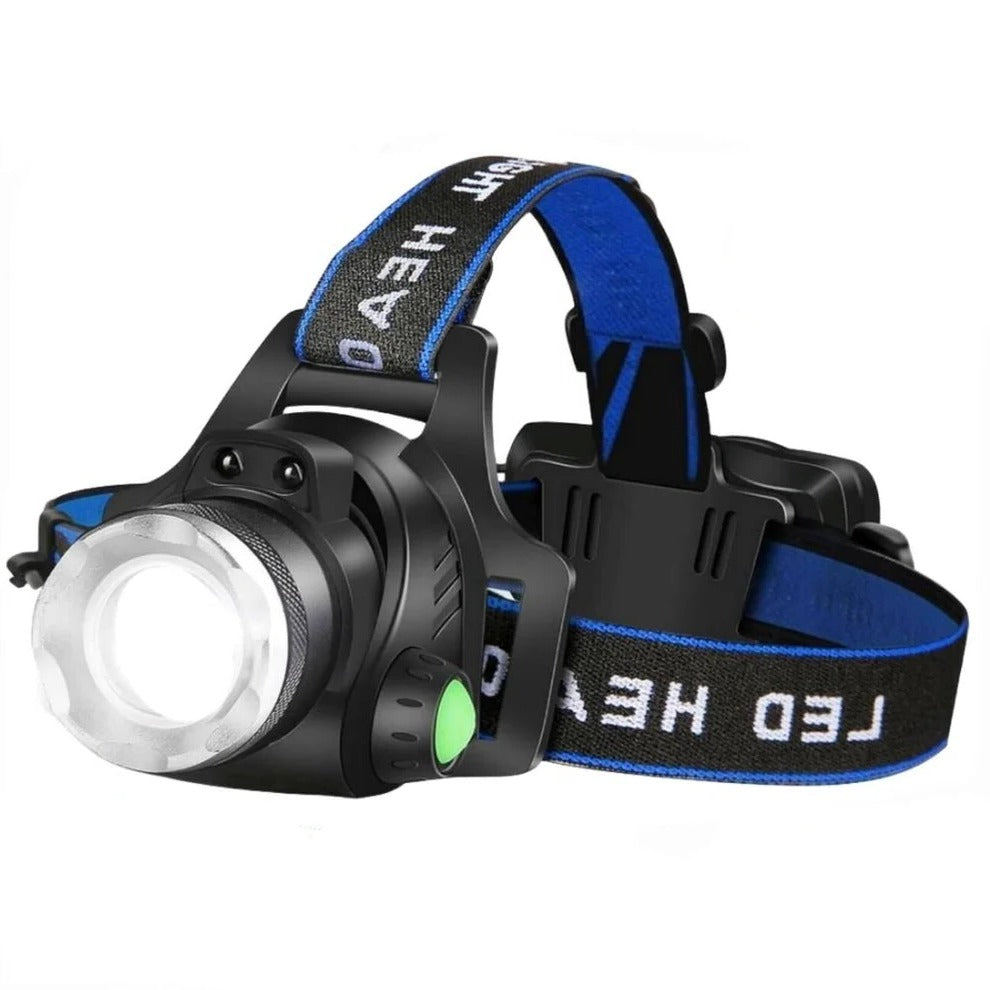 UltraBright Rechargeable LED Headlamp with Zoom Feature
