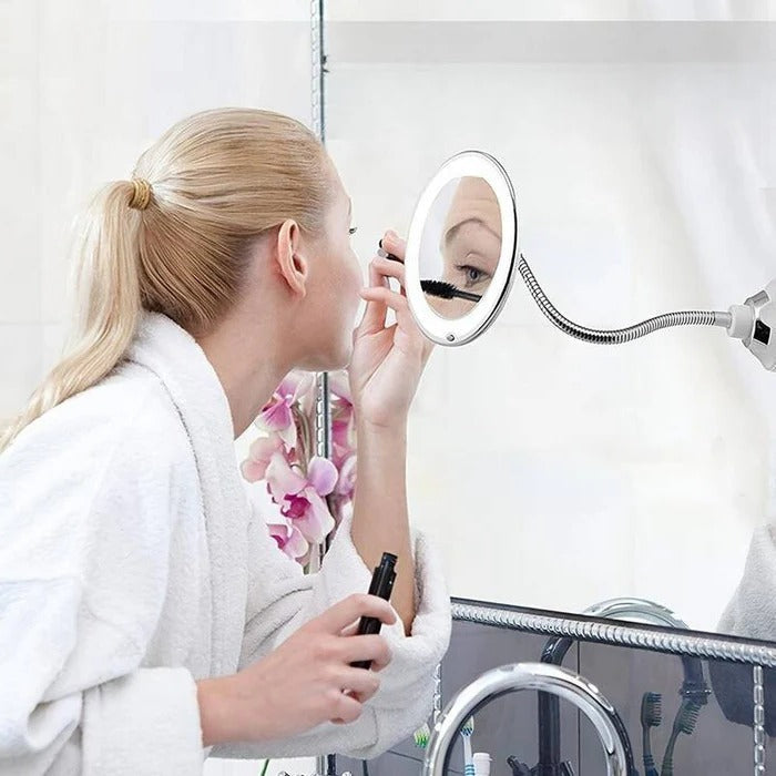 IllumiView 10x Magnification Bathroom Mirror