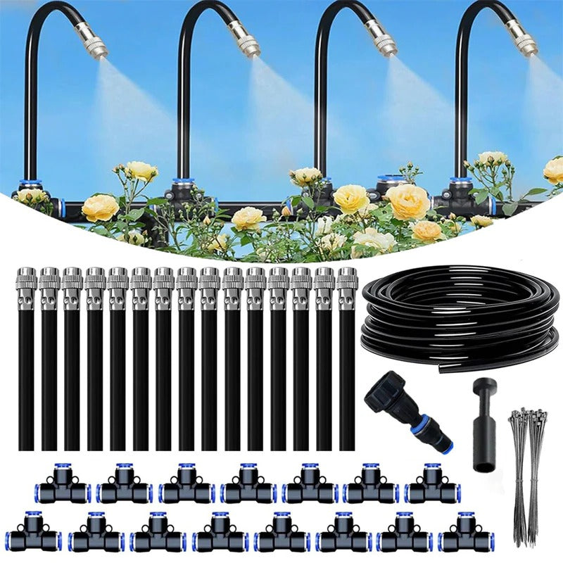 Versatile Garden Irrigation System with Flexible Tubing