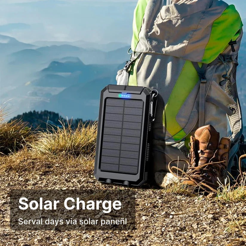 Ultimate 500000mAh Waterproof Solar Power Bank with Dual USB