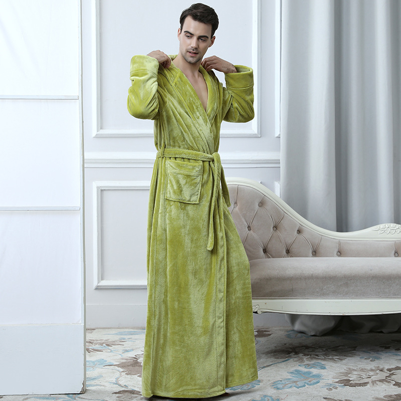 Cozy Men's Hooded Bathrobe – Ultimate Comfort for Relaxation