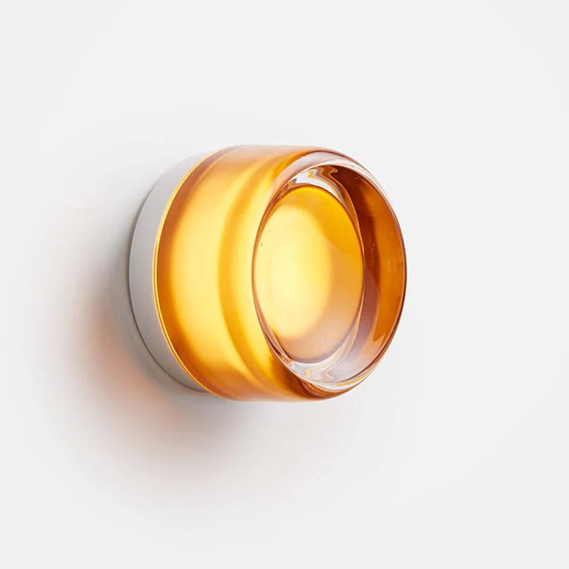 Chic Glass LED Wall Light for Elegant Illumination