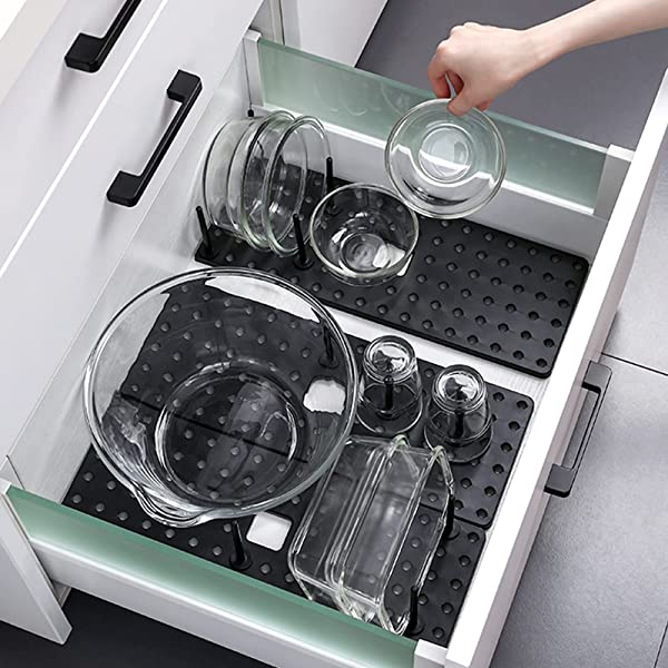 Versatile Kitchen Organizer with Adjustable Features