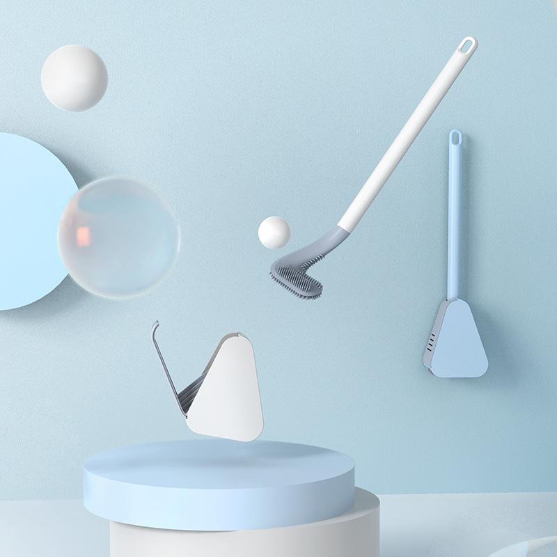 Effortless Bathroom Scrubber with Stylish Mounting