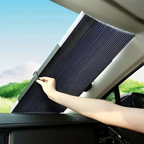 Versatile Shield Car Sunshade – Custom Fit 59–79" Sun Protection