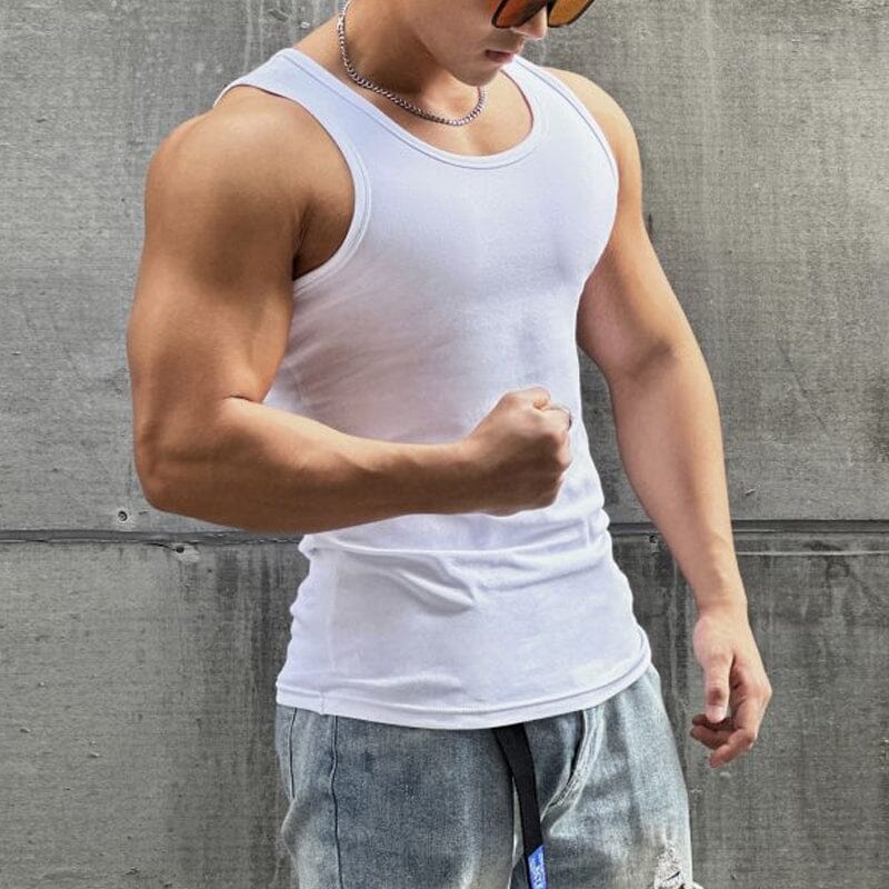 Comfort-First Sleeveless Tee for Men