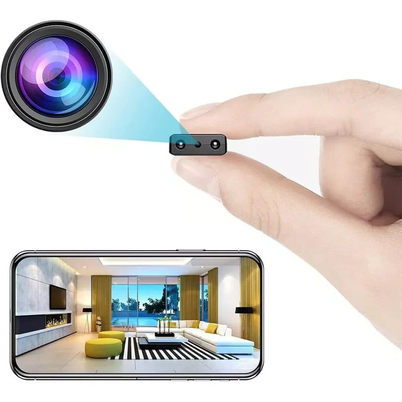 Compact Wi-Fi Surveillance Camera with Audio Recording