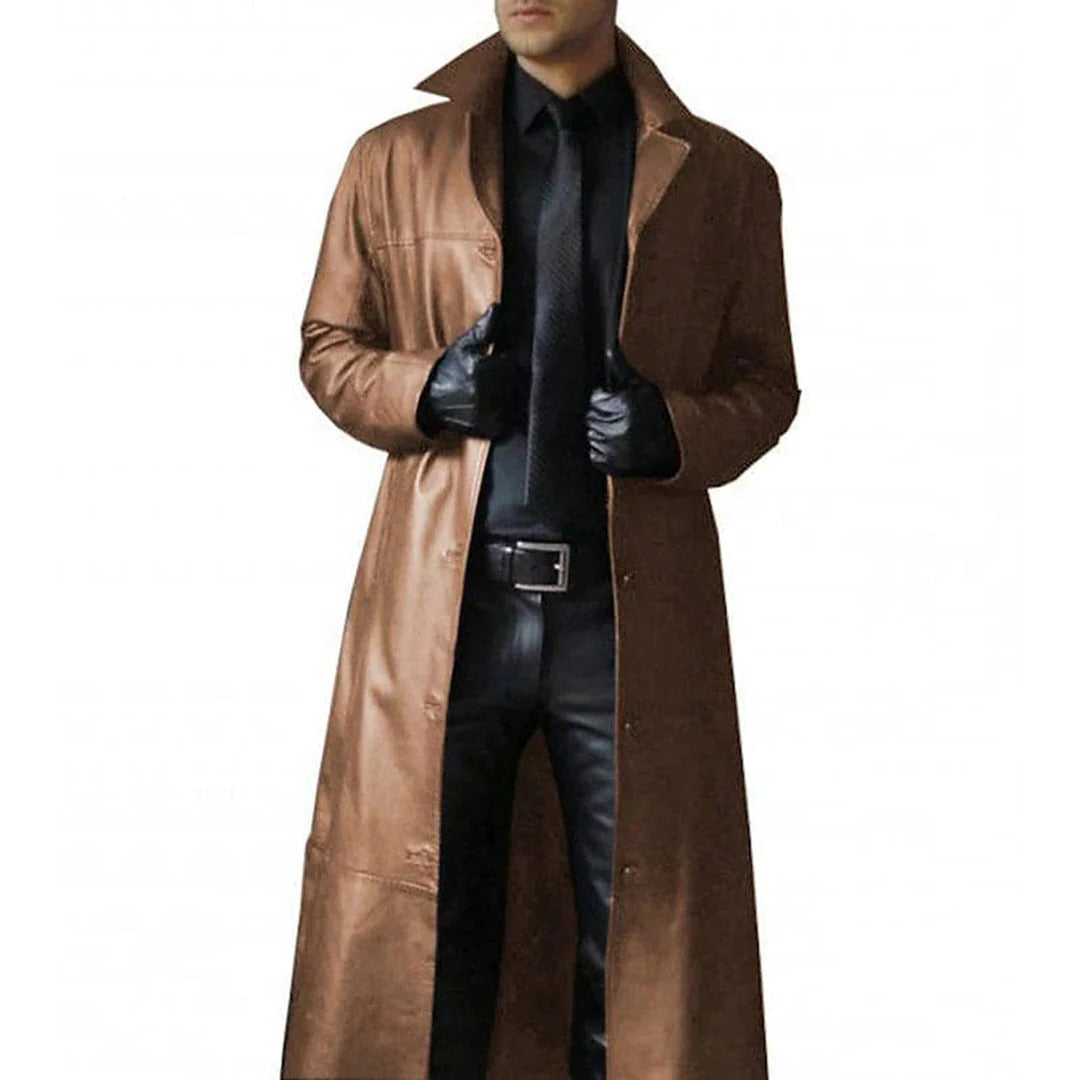 Elegant Men's Genuine Leather Jacket