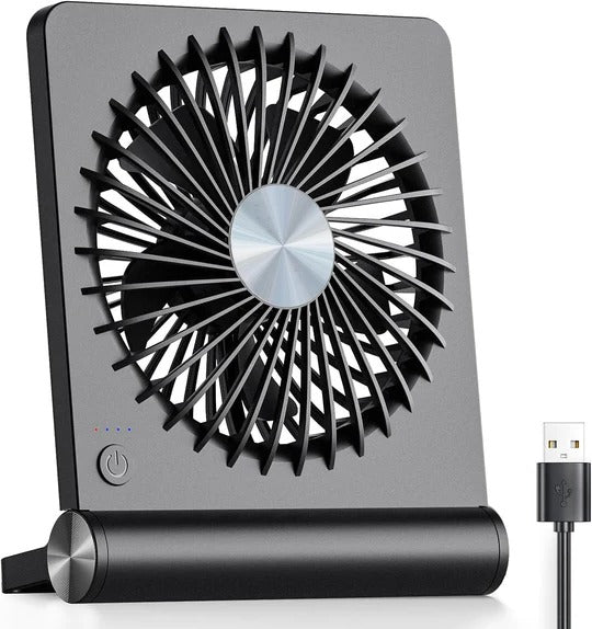 BreezeMaster USB Desk Fan – Compact 3-Speed Personal Cooler