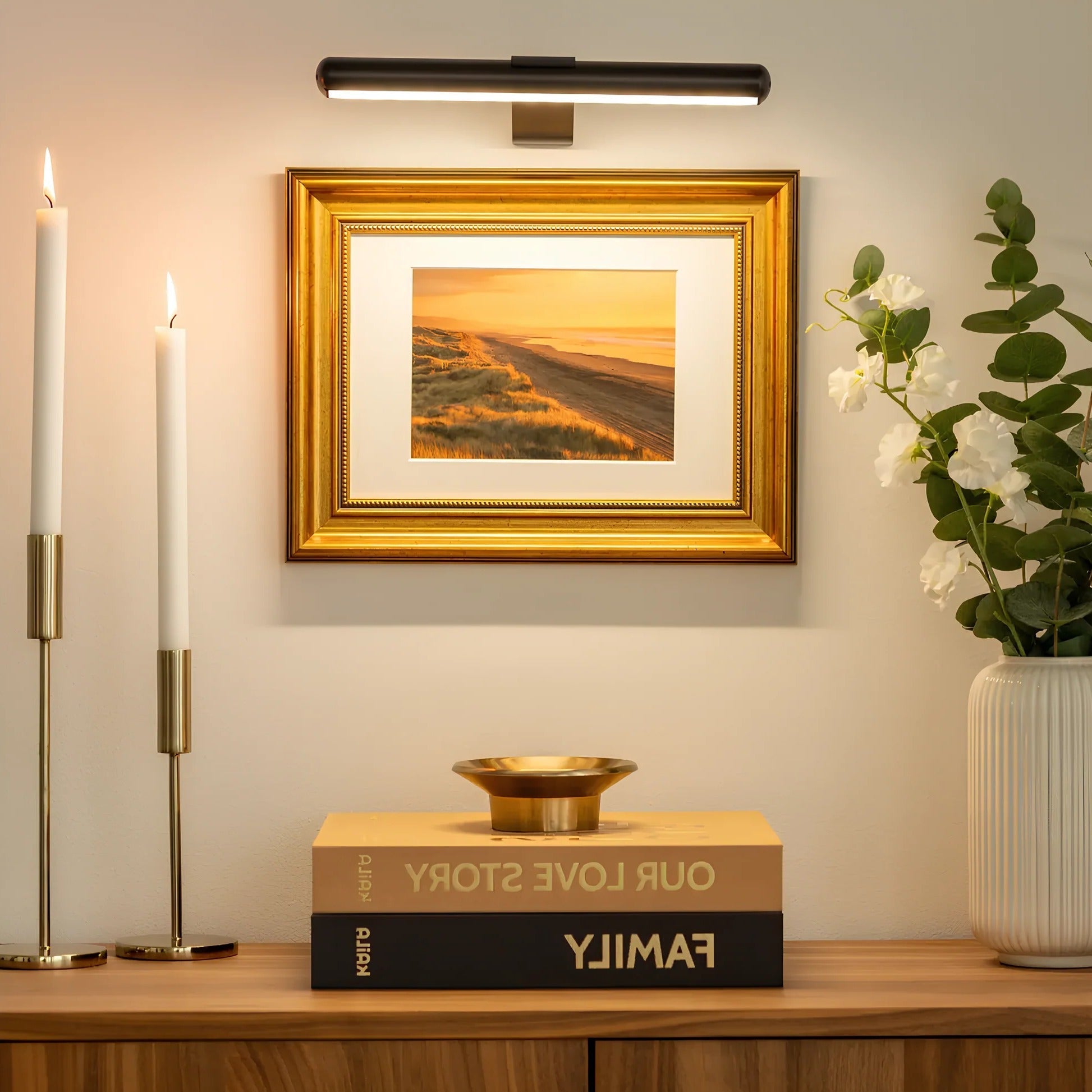 Cordless LED Art Light with Adjustable Brightness