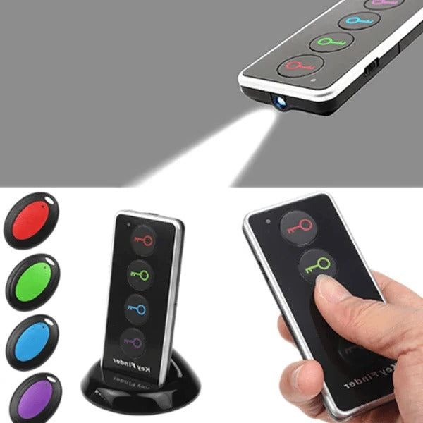 Smart Finder: Wireless Key and Wallet Locator with LED