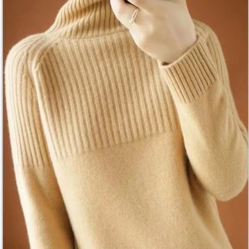 Luxurious Cashmere Turtleneck Sweater for Women