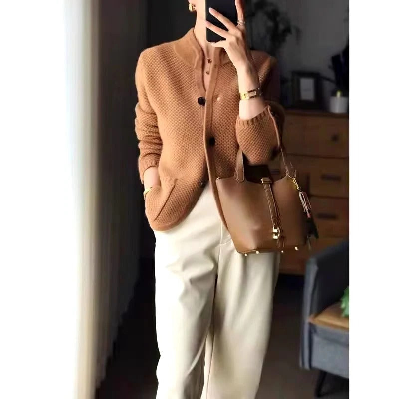 Luxurious Knit Winter Jacket for Ultimate Warmth