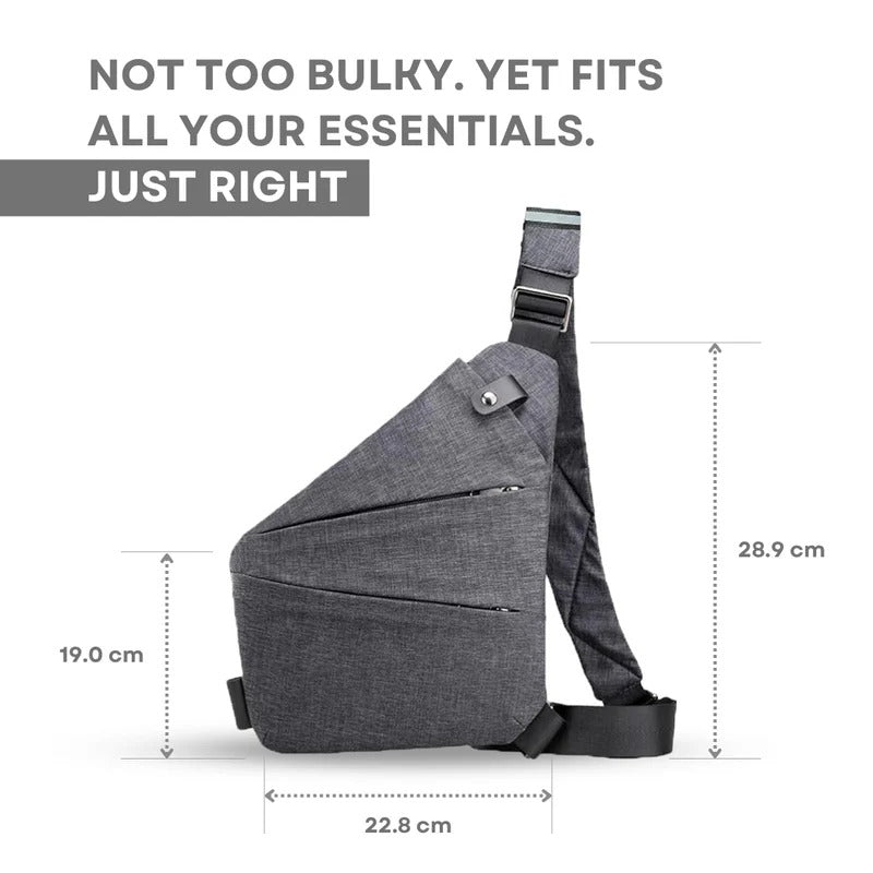 Versatile Secure Crossbody Bag for Everyday Use