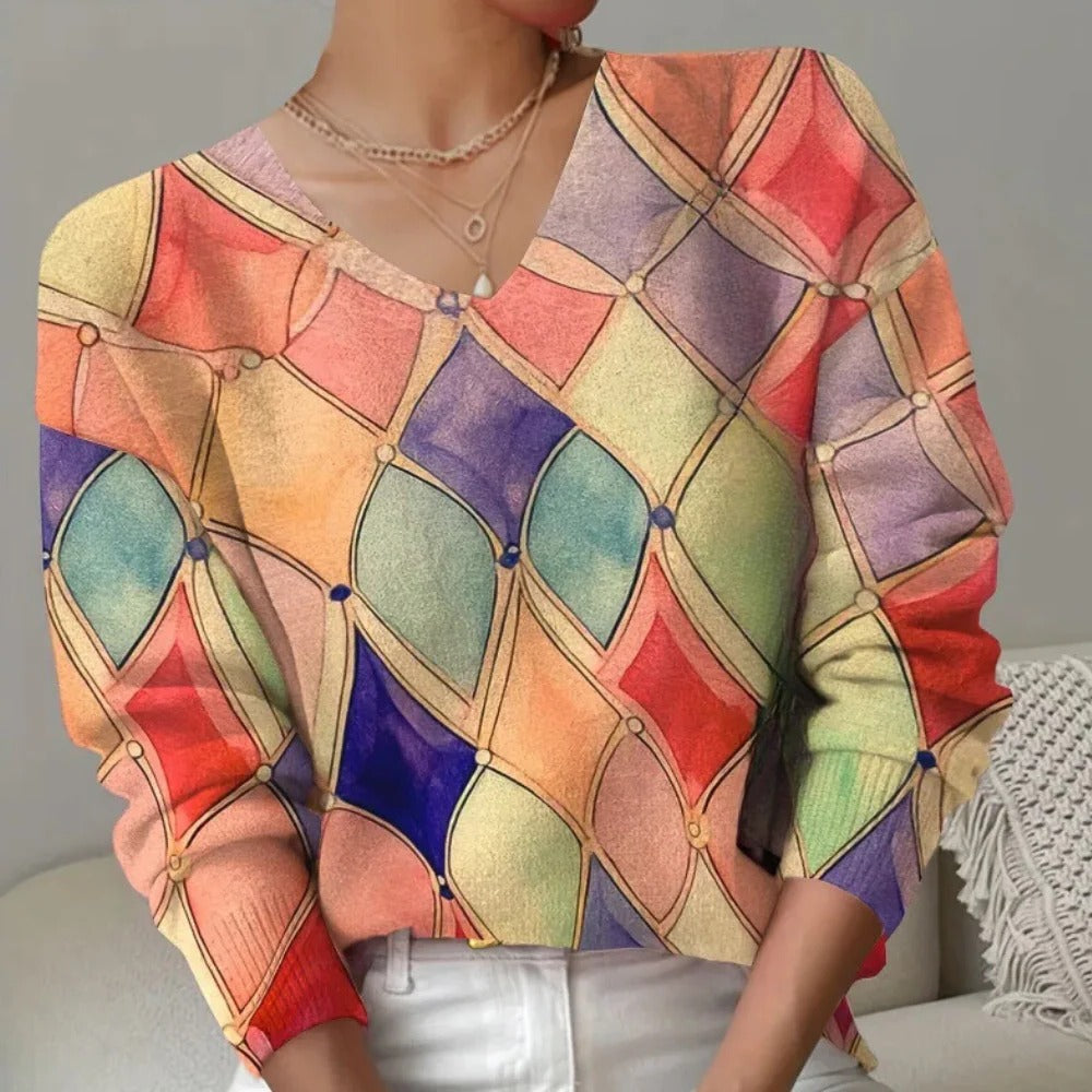 Chic Colorful Knit Top for Every Occasion