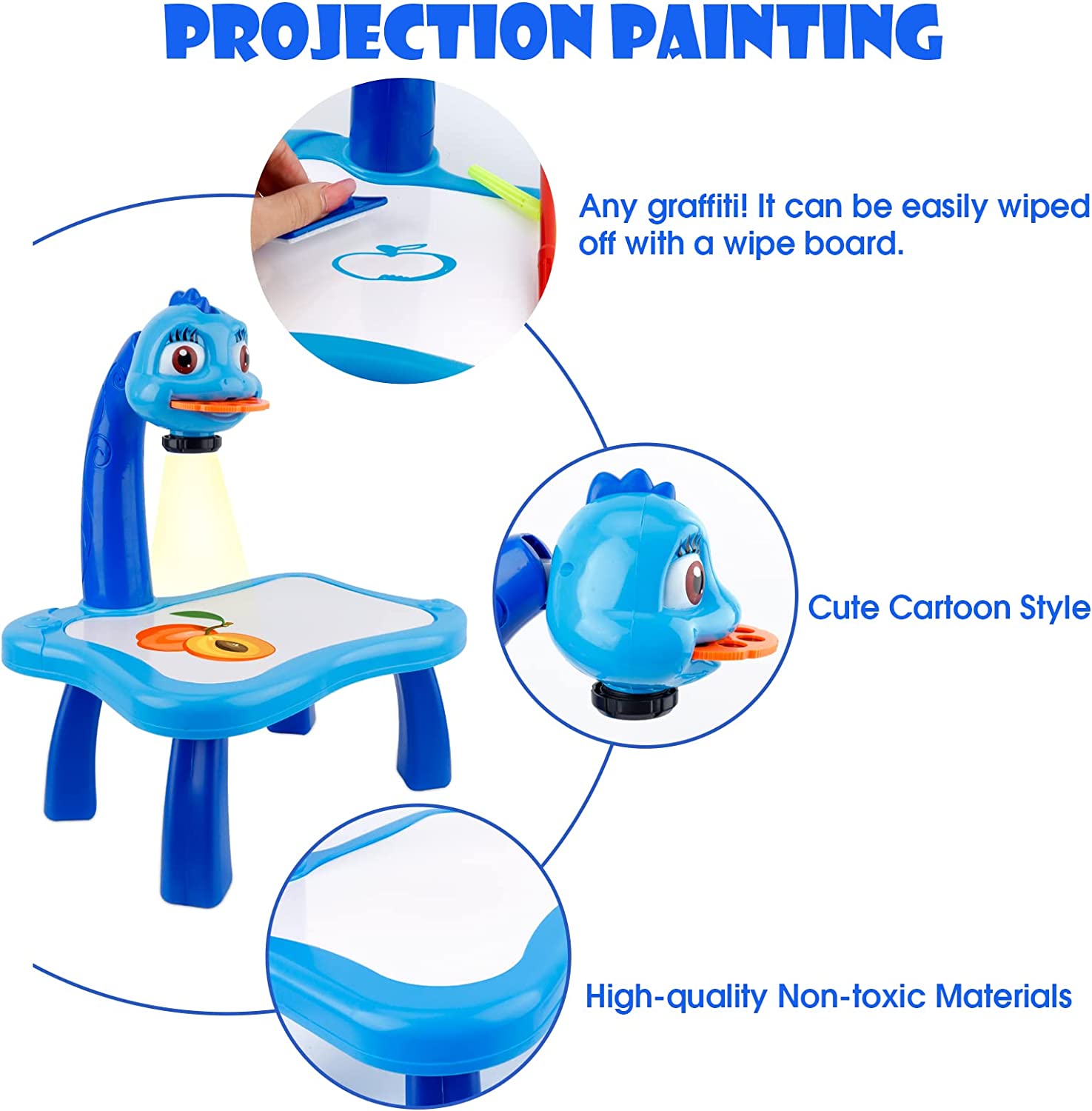 Illuminated Art Projector for Kids' Creative Adventures