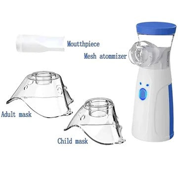 BreatheEasy Portable Mesh Inhaler – Rechargeable Device for All Ages