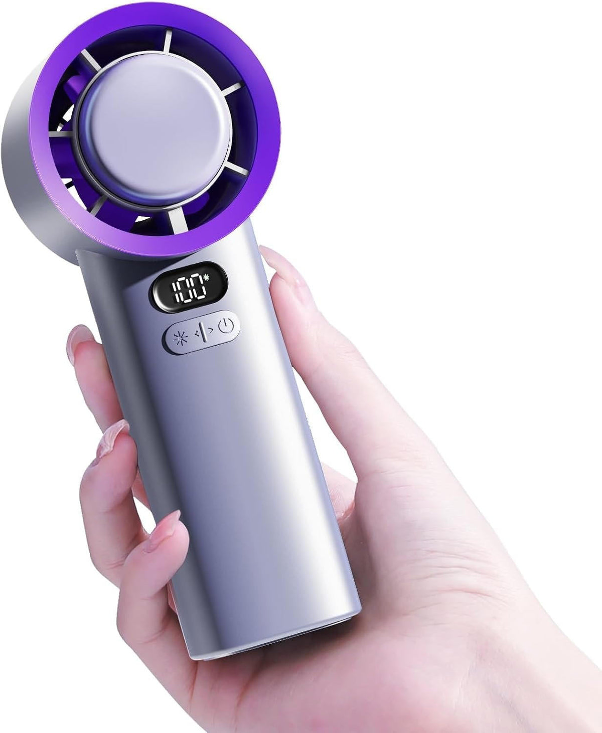 Compact Cooling Handheld Fan with Smart Technology