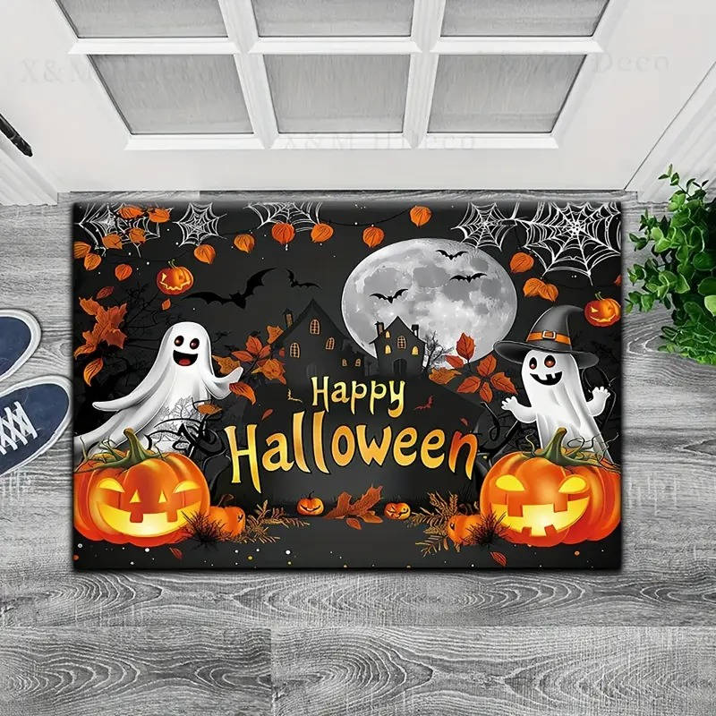 Spooky Welcome Mat for Seasonal Festivities