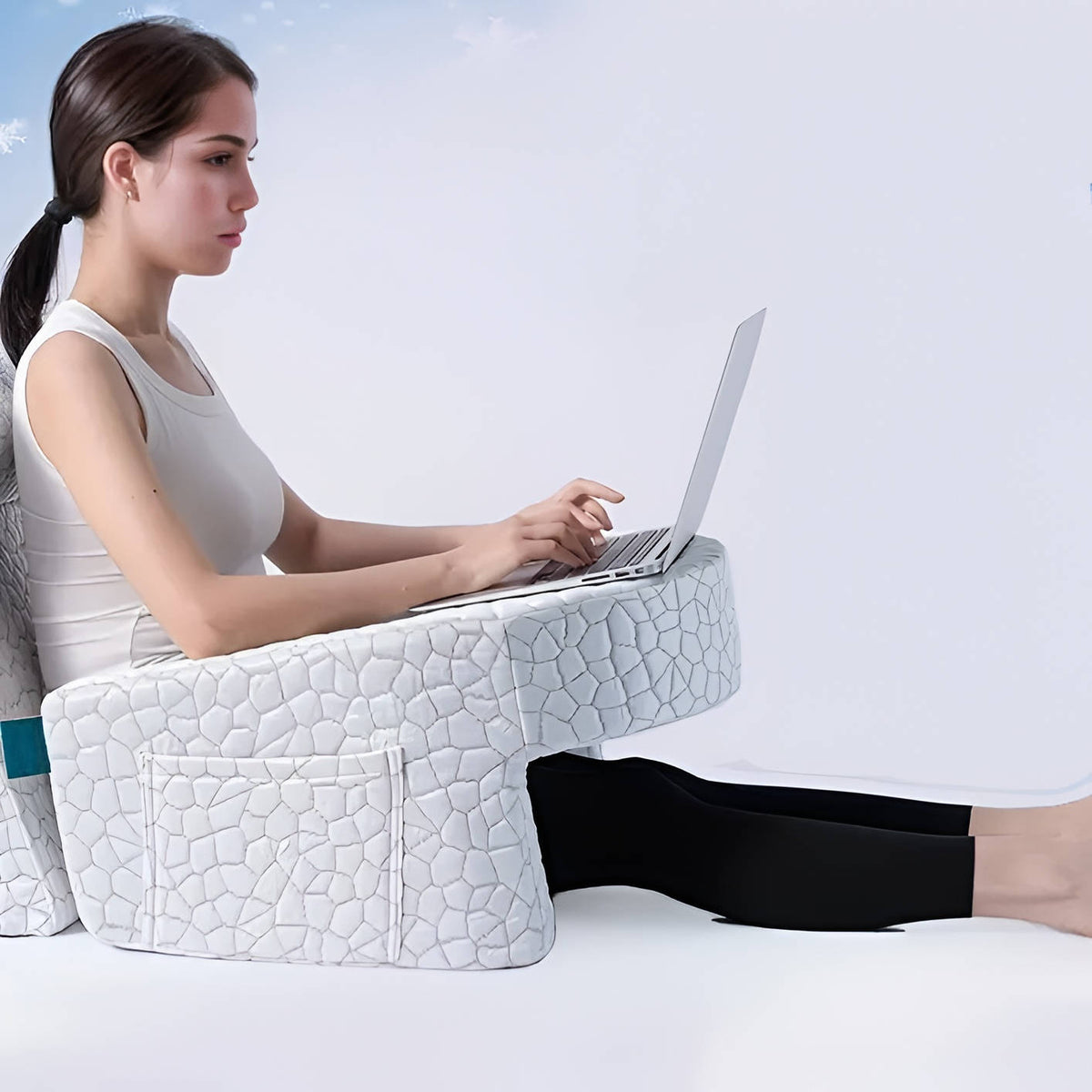 Cozy Support Pillow for Relaxation and Reading