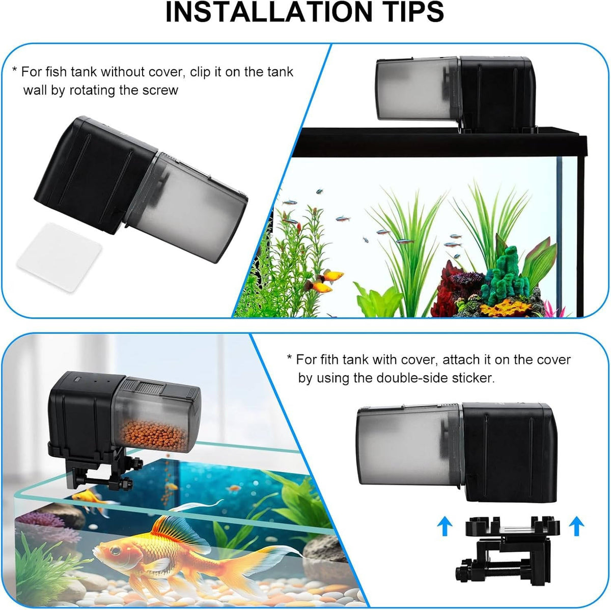 Smart AquaFeeder for Stress-Free Fish Feeding