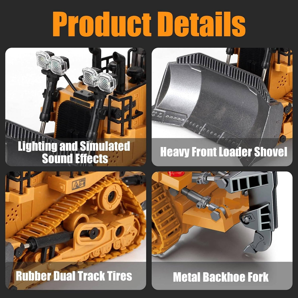 All-Terrain Remote-Controlled Construction Vehicle