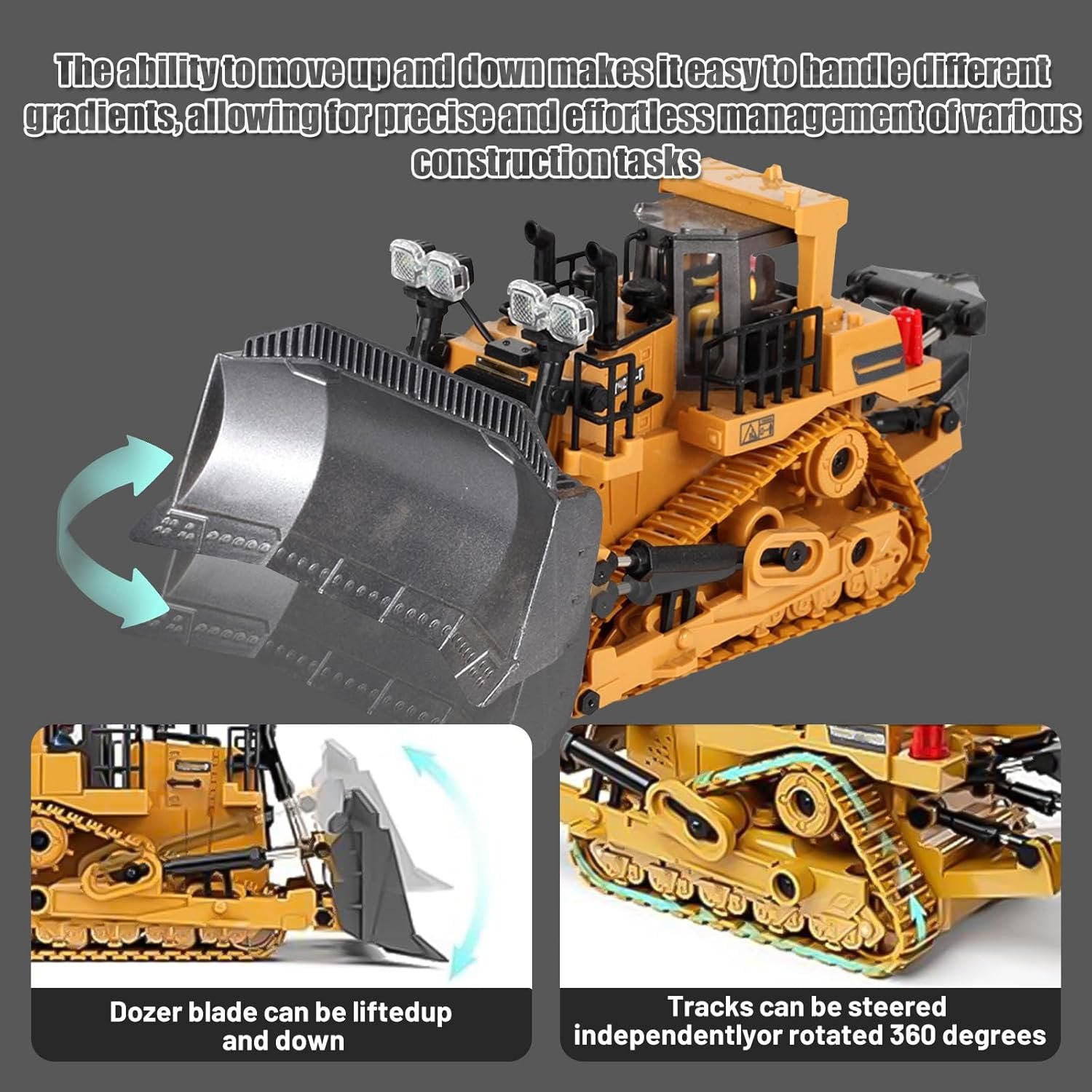 All-Terrain Remote-Controlled Construction Vehicle