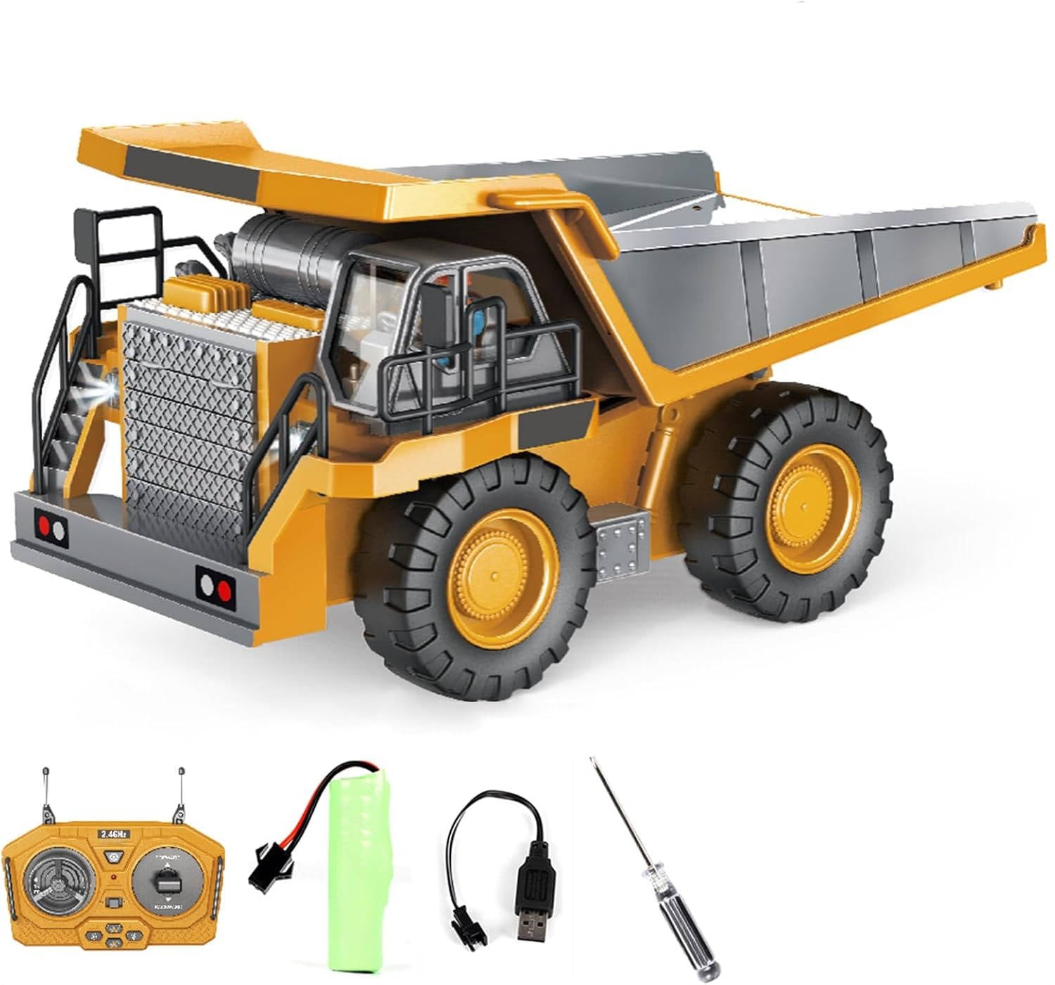 All-Terrain Remote-Controlled Construction Vehicle