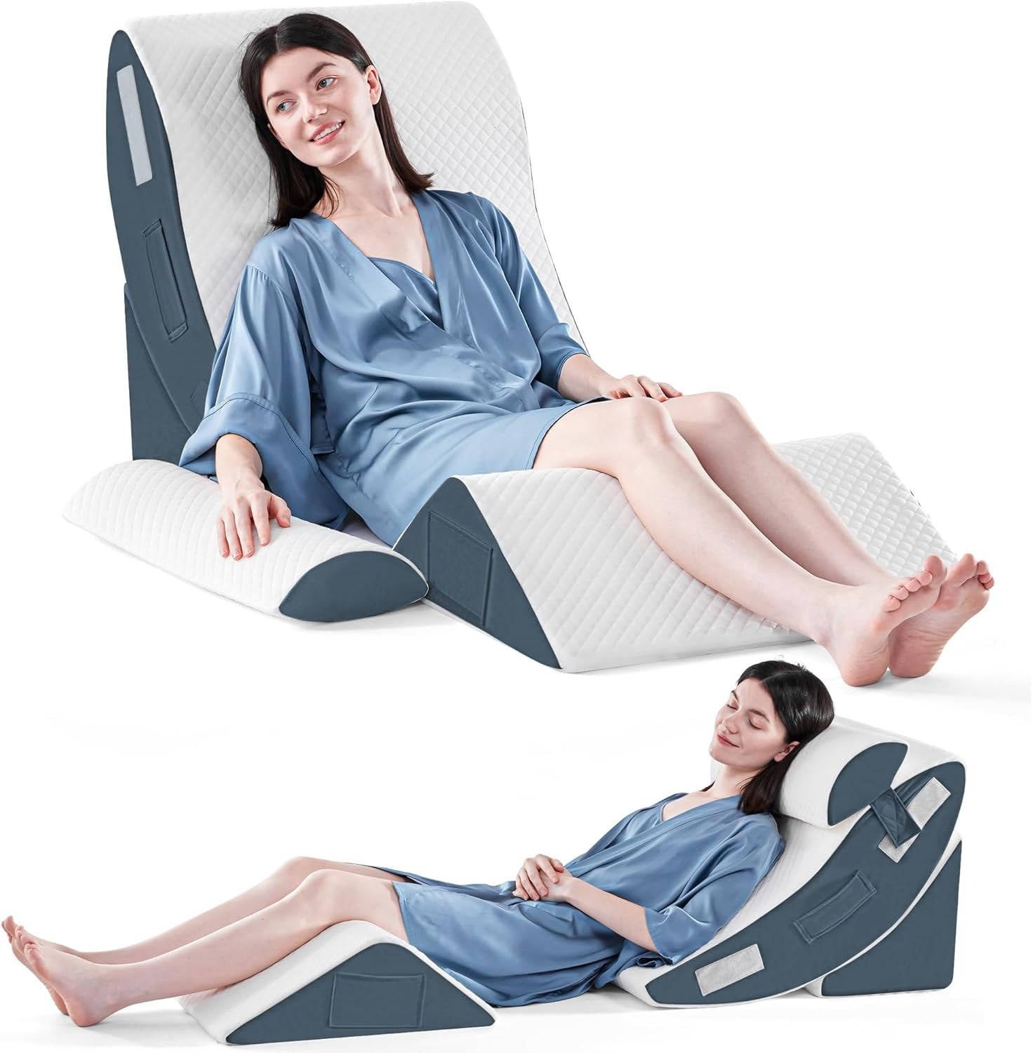 4-Piece Adjustable Comfort Wedge Pillow Set