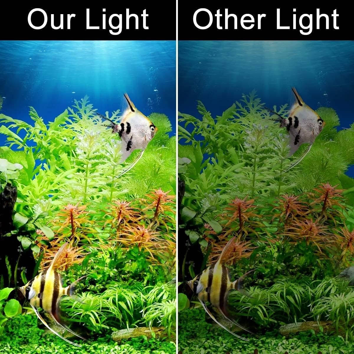 Ultra-Slim LED Aquarium Light for Vibrant Aquatic Life