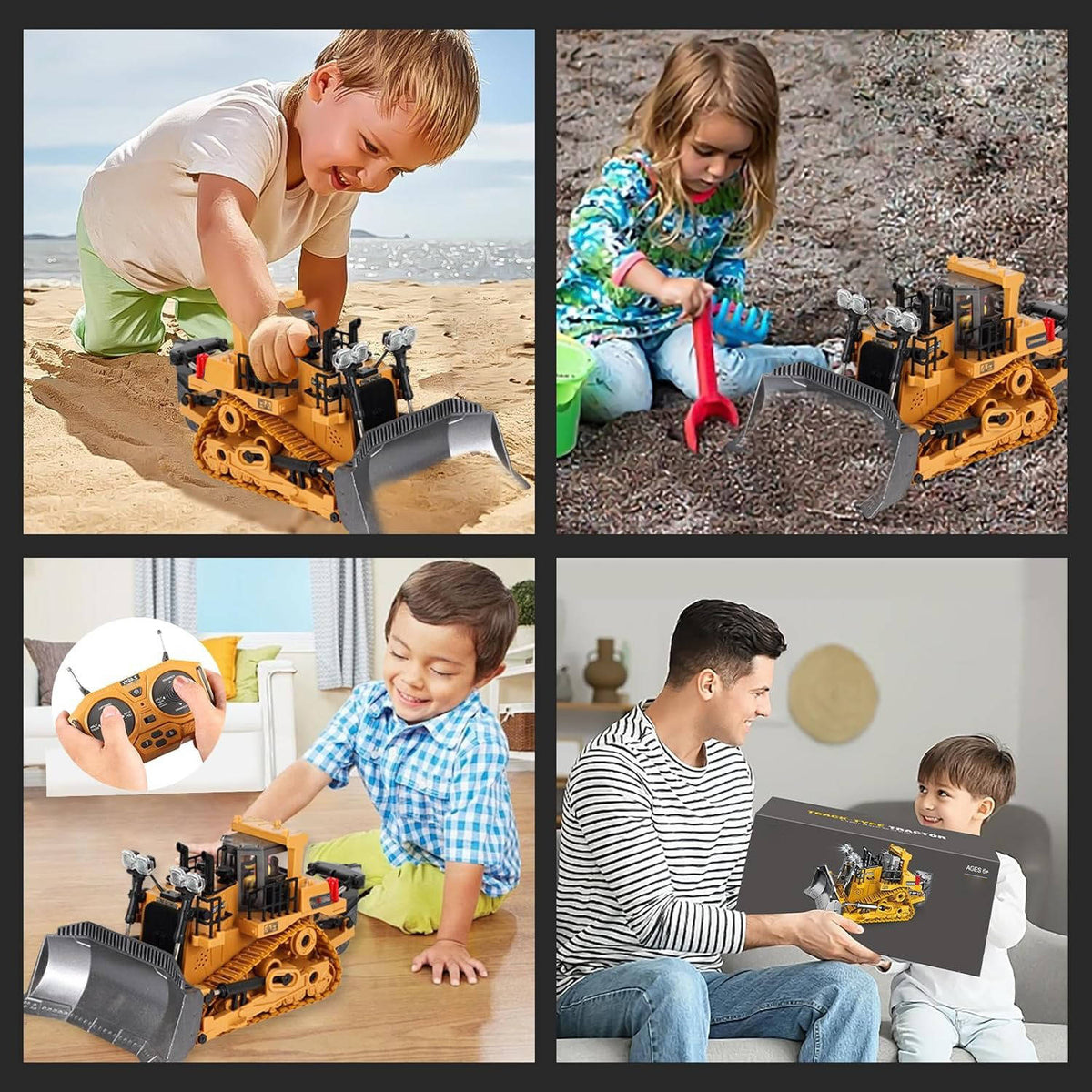 All-Terrain Remote-Controlled Construction Vehicle