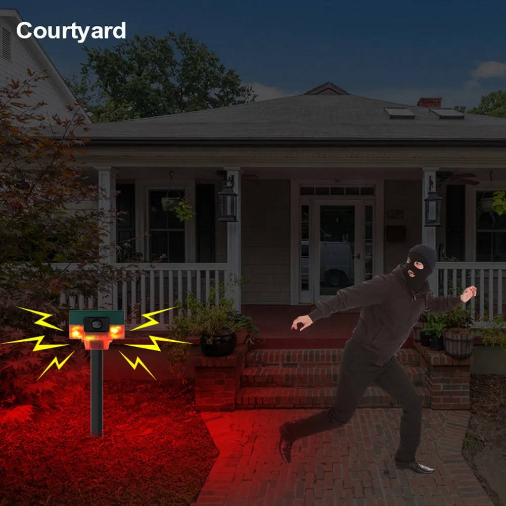 All-Around Solar Pest Deterrent for Garden Protection