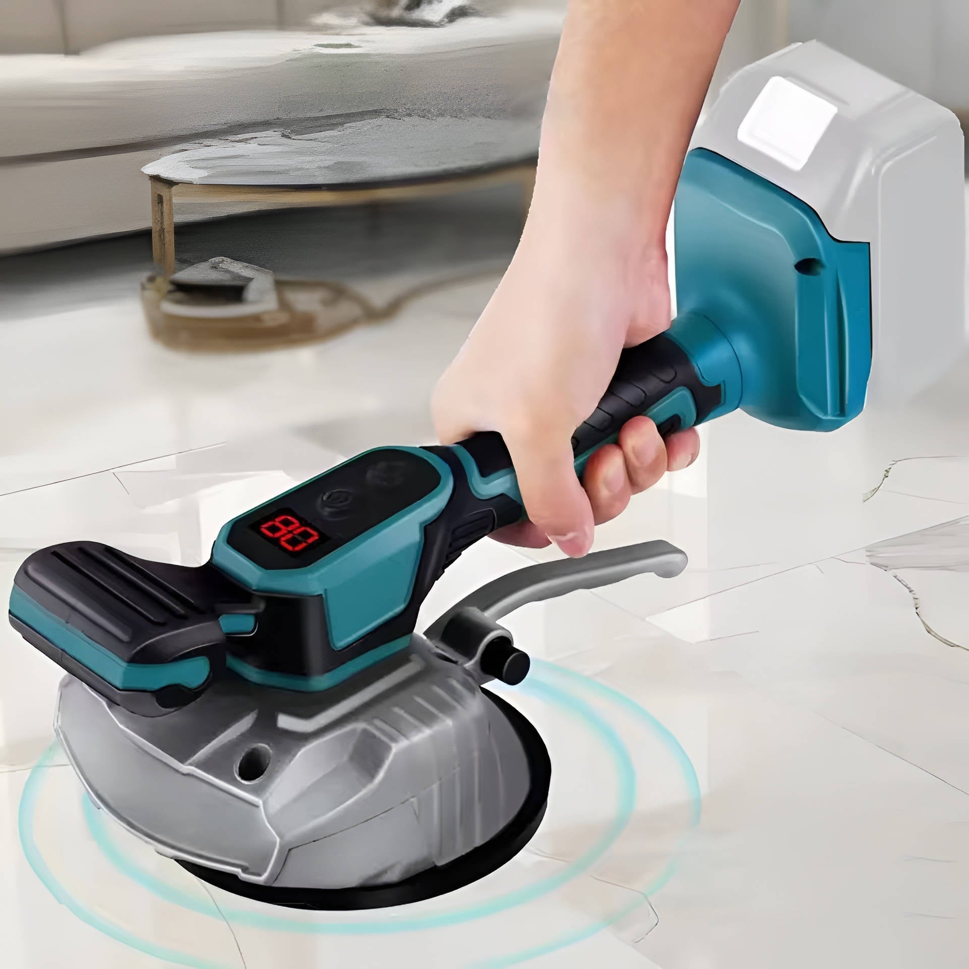 Precision Tile Lifter with Vibration Control