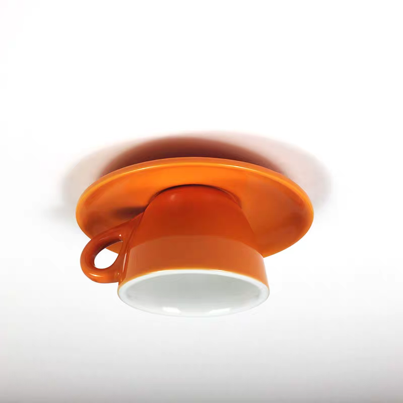 Morandi Coffee Cup Ceiling Fixture – Ceramic Design